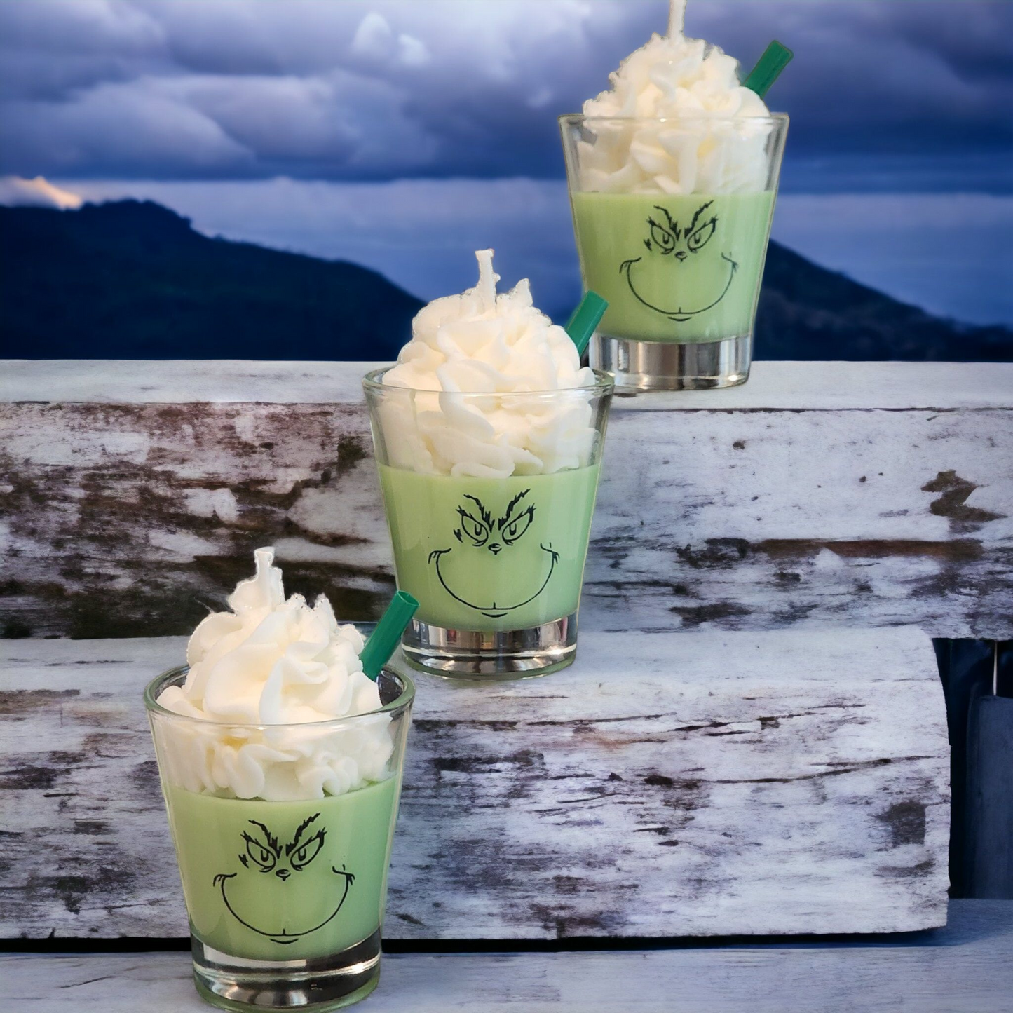 The Grinch Cafe Themed Soy Candle