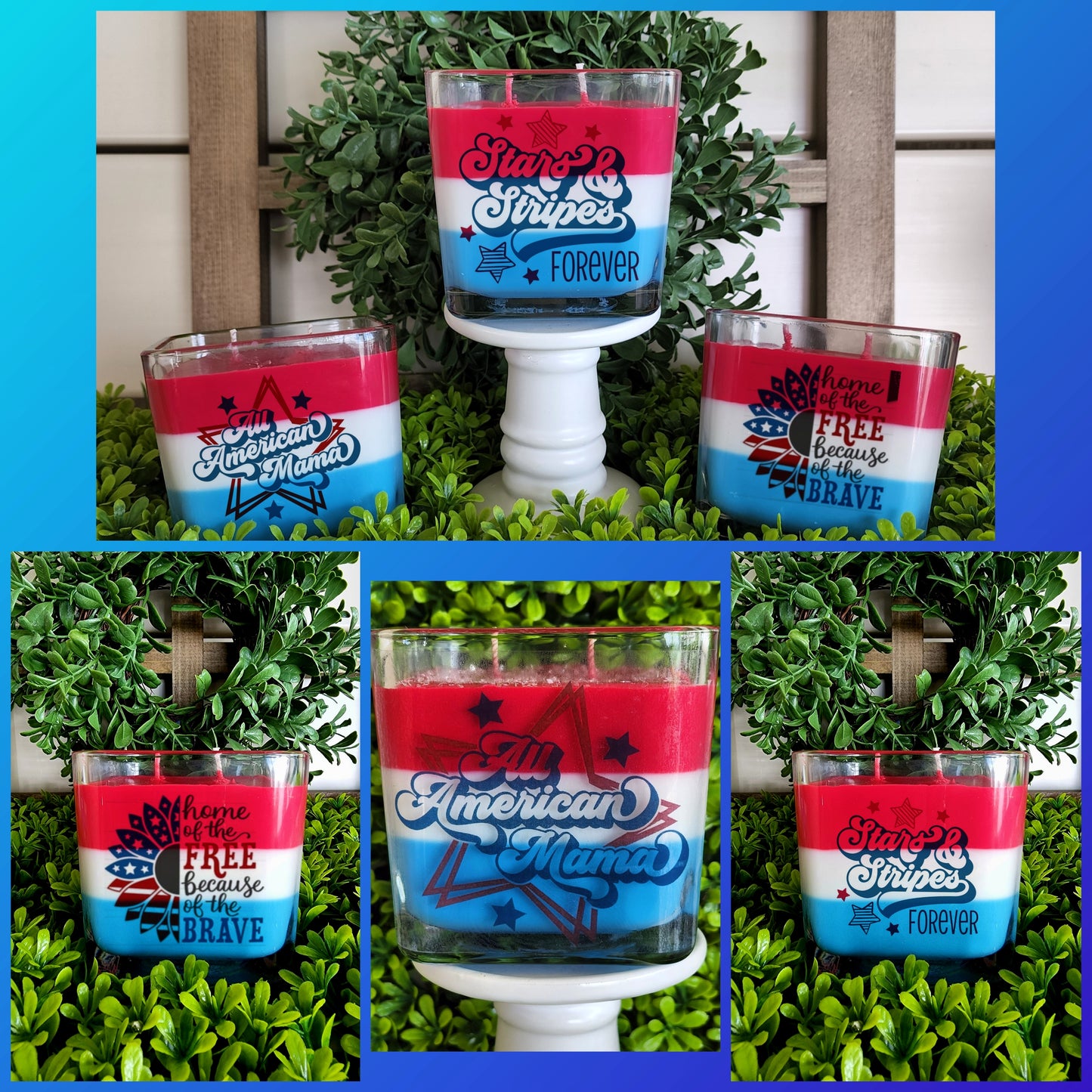 Patriotic Collection Candle Set | Hand-Poured Americana Candles