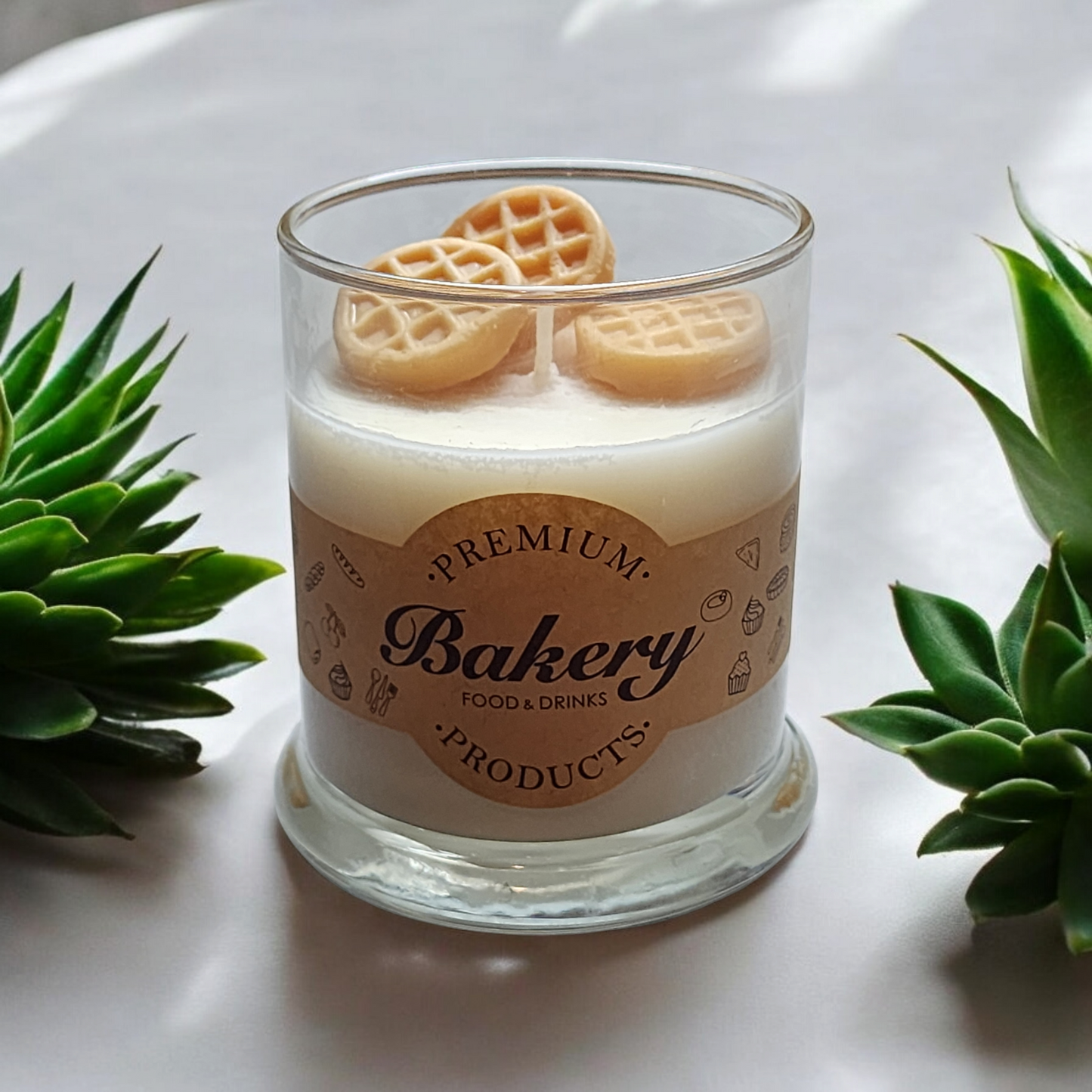 Waffles soy wax candle
