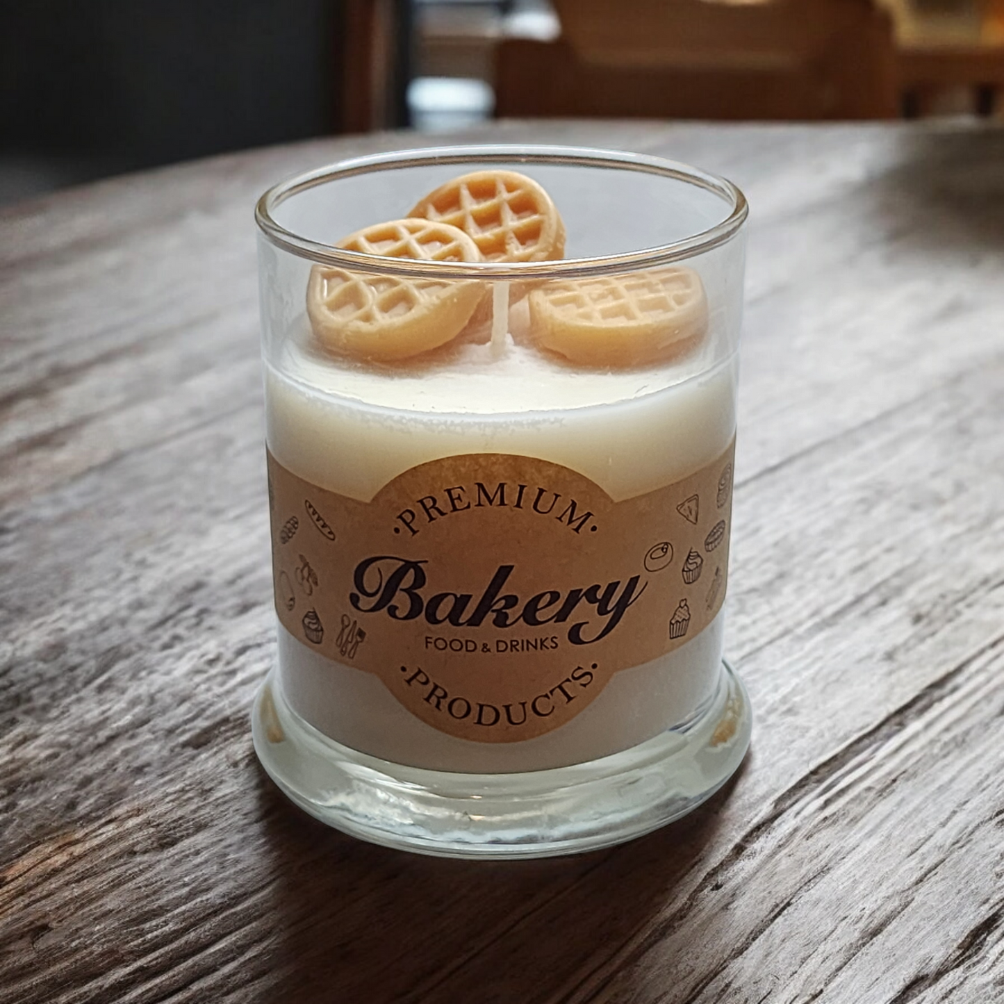 Waffles soy wax candle