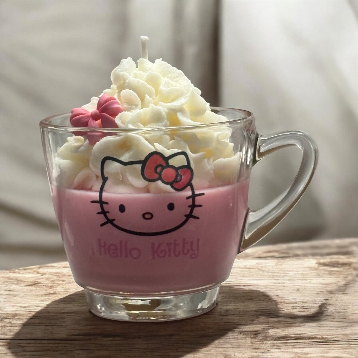 Hello Kitty Mug Soy Wax Candles (Pink)