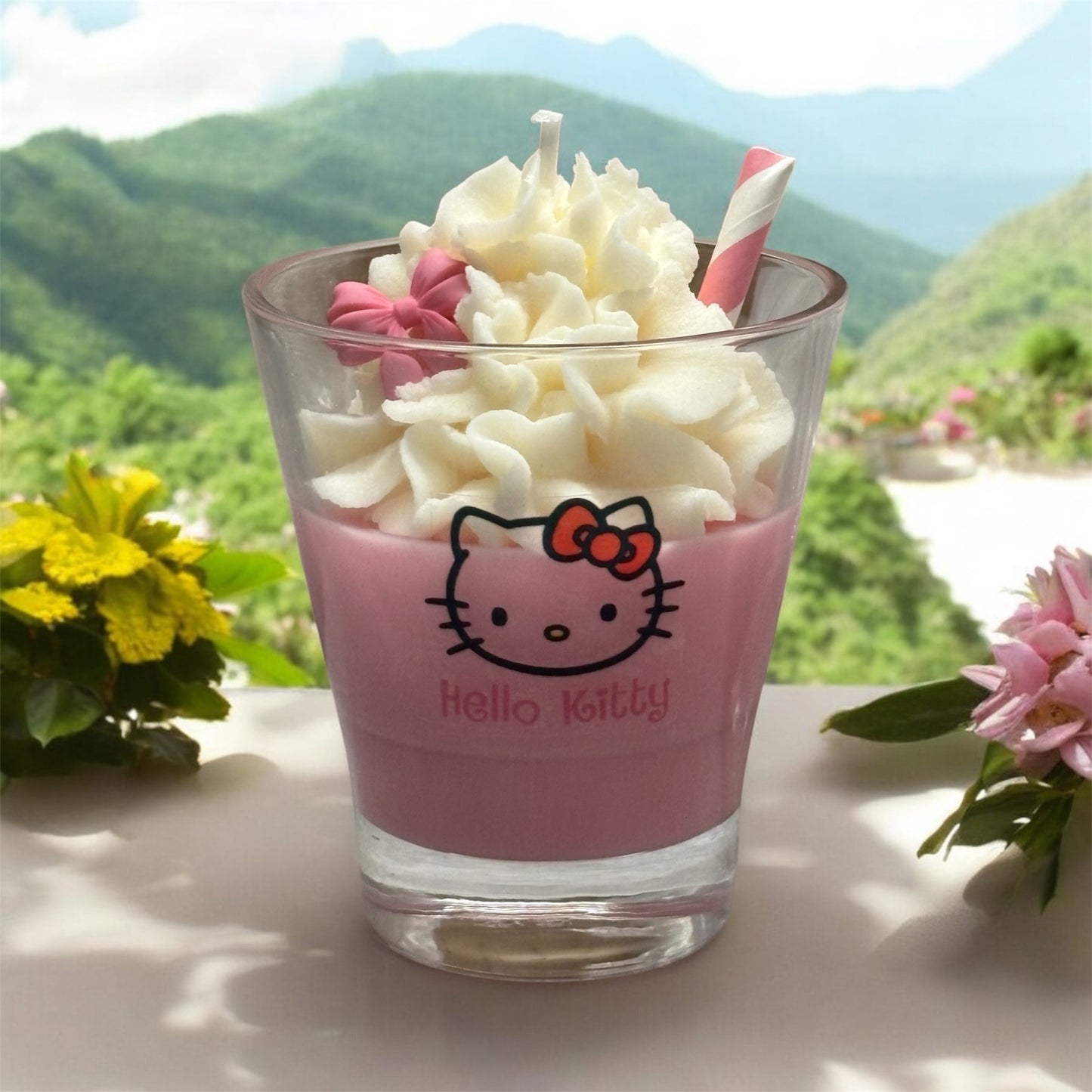 Hello Kitty Soy Wax Candles (Pink)