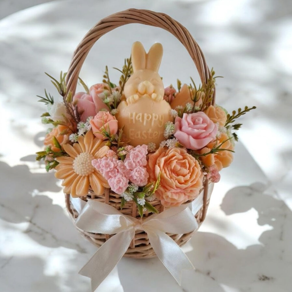 Wax Melt Soy Wax Rose Bouquet (Peach)