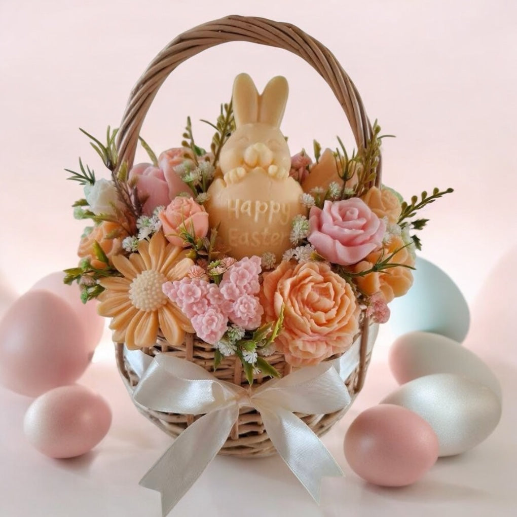 Wax Melt Soy Wax Rose Bouquet (Peach)