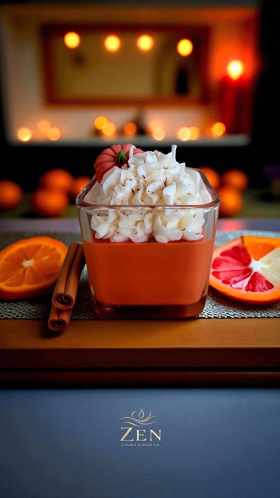 Pumpkin Scented Soy Wax Candle