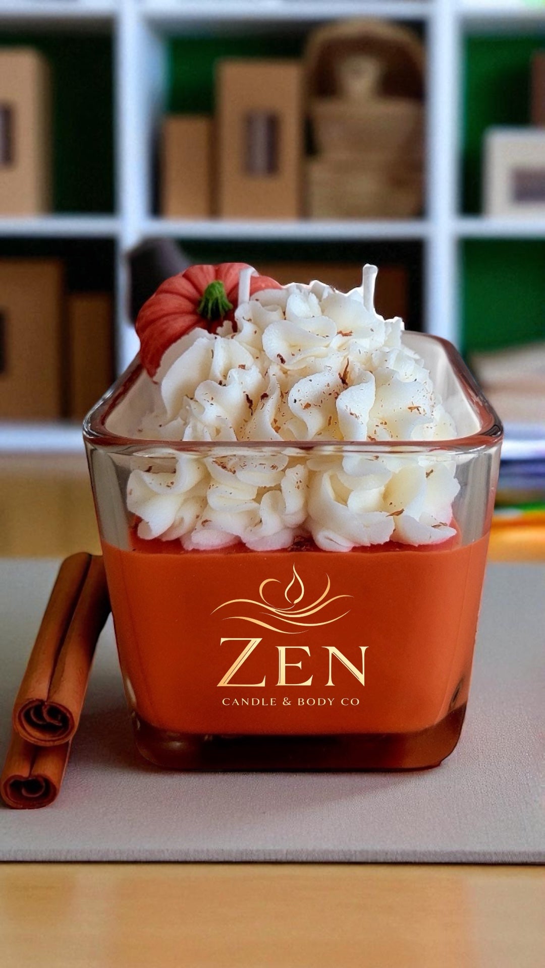 Pumpkin Scented Soy Wax Candle