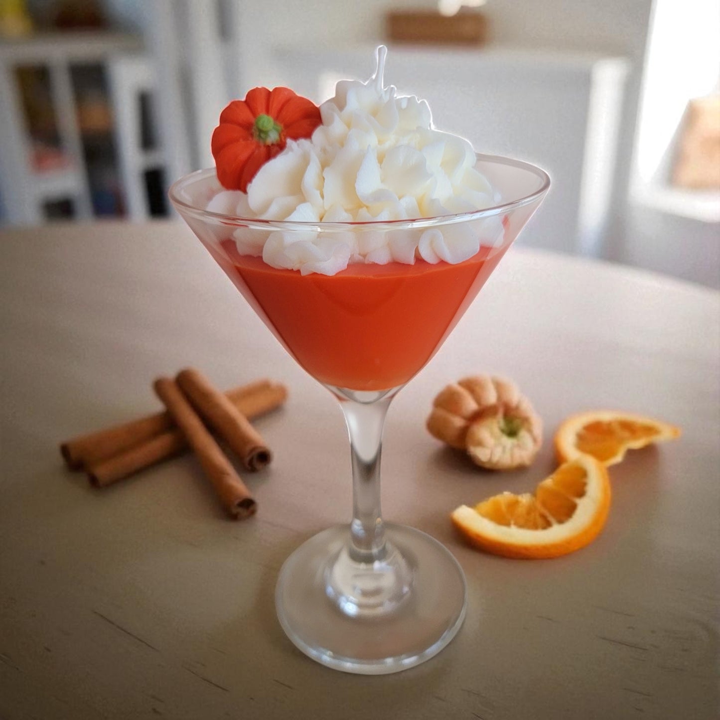Pumpkin Martini Scented Soy Wax Candle
