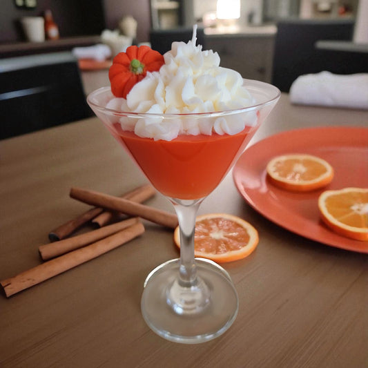Pumpkin Martini Scented Soy Wax Candle