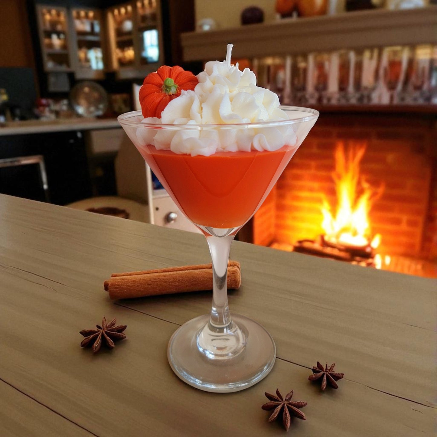 Pumpkin Martini Scented Soy Wax Candle
