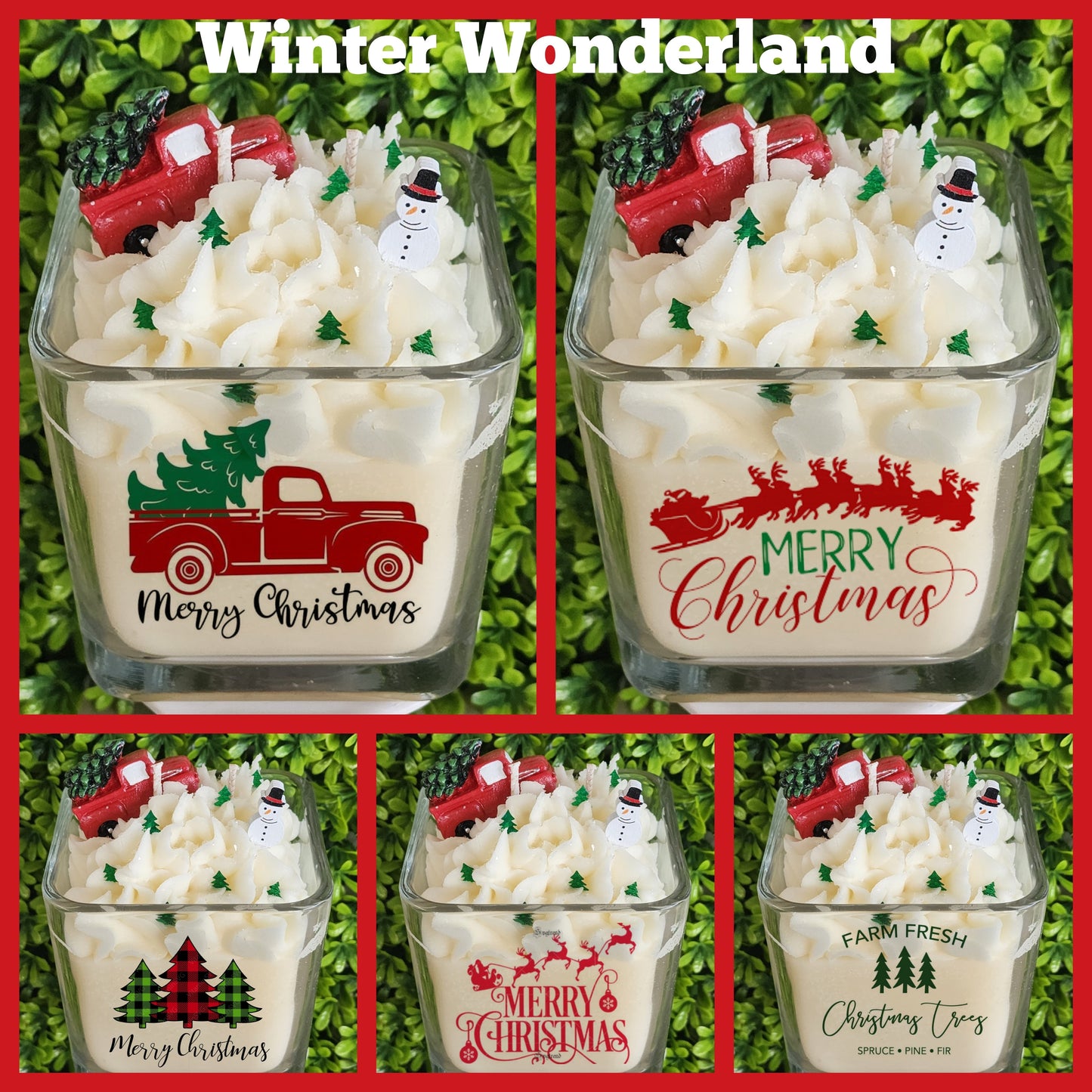 Holiday Truck Soy Wax Candle