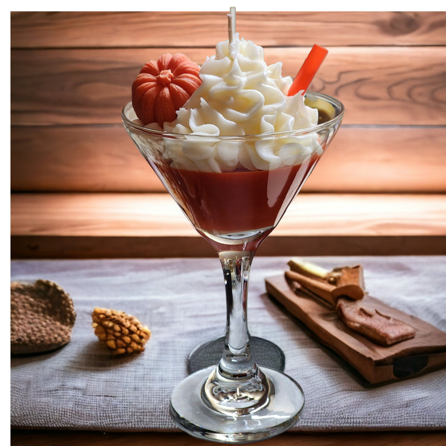 Pumpkin Martini Scented Soy Wax Candle
