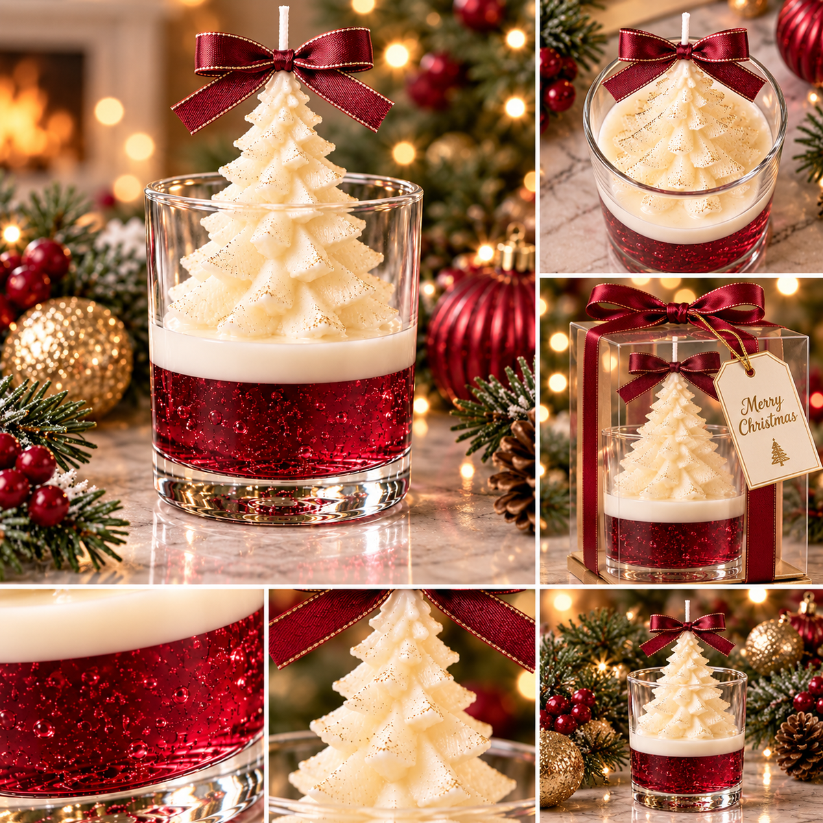 Christmas Tree Soy Candle