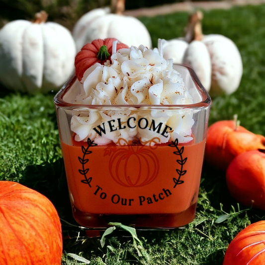 Welcome Pumpkin Scented Soy Wax Candle