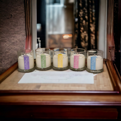 Daisy Themed Soy Candles
