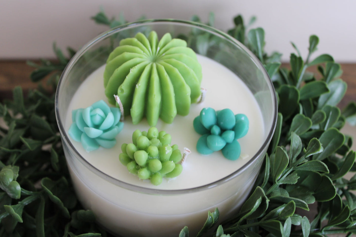Succulent Garden Soy Wax Candle