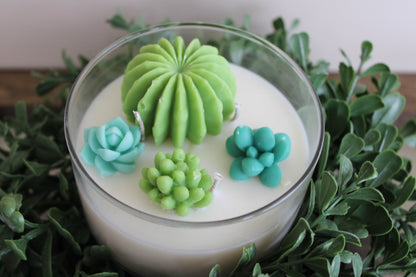 Succulent Garden Soy Wax Candle
