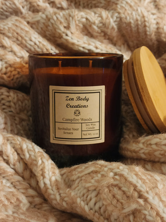 Cozy Amber Jar soy candle