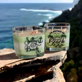 Beach Theme scented soy wax candle