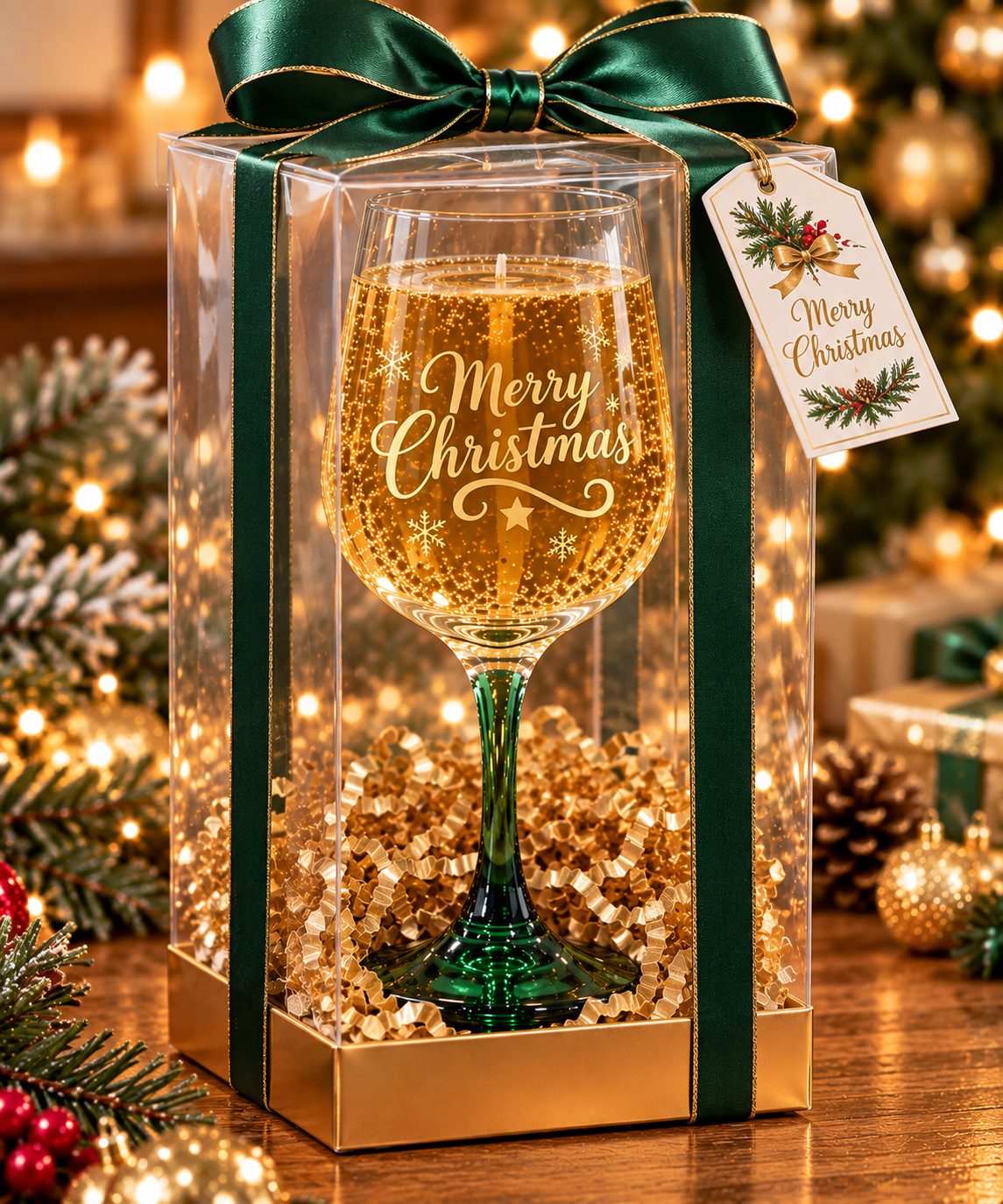 Holiday Champagne Scented Candle