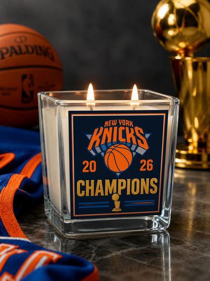 New York Basketball Champions 2026 Candle | Championship Fan Gift | Limited Edition Sports Candle | New York Knicks Merch