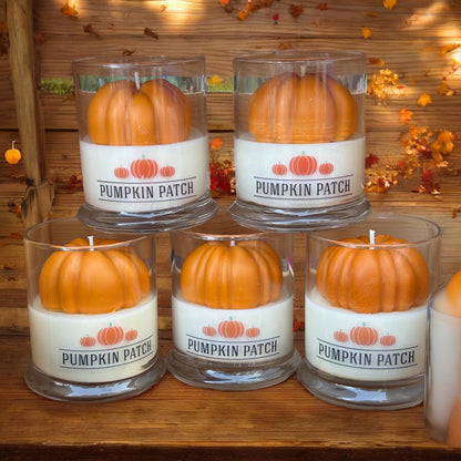 Pumpkin Patch Candle | Pumpkin Fall Candle | Handmade Soy Wax Candle | Autumn Home Decor | Pumpkin Lover Gift | Farmhouse Fall Decor | Cozy Fall Candle