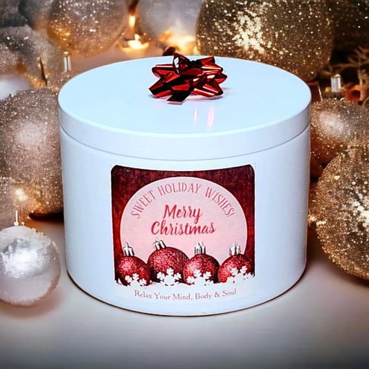 Holiday Tin Soy Wax Candle
