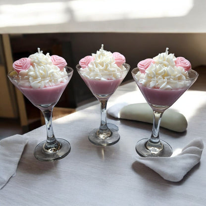 Martini Theme Soy Wax Candle