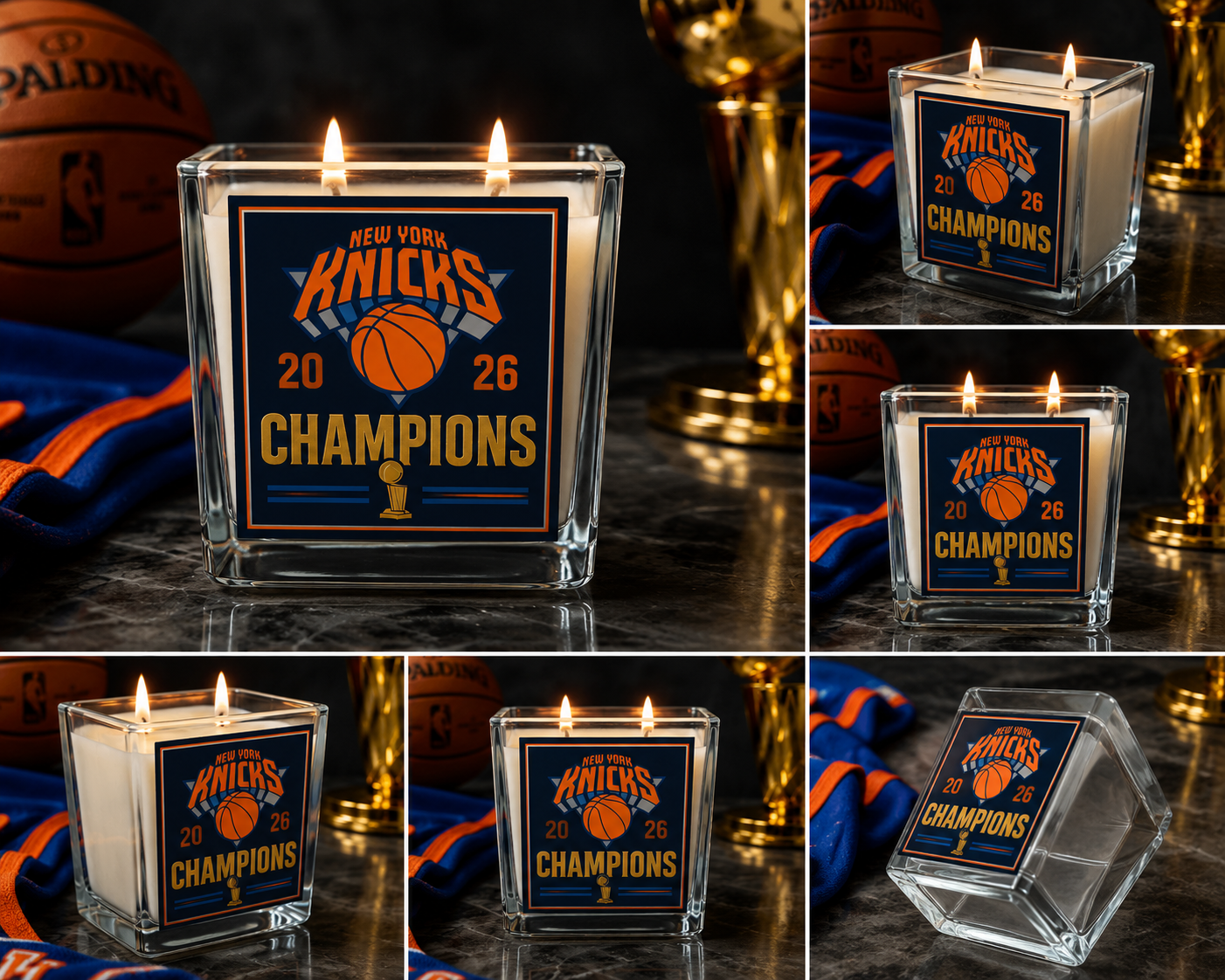 New York Basketball Champions 2026 Candle | Championship Fan Gift | Limited Edition Sports Candle | New York Knicks Merch