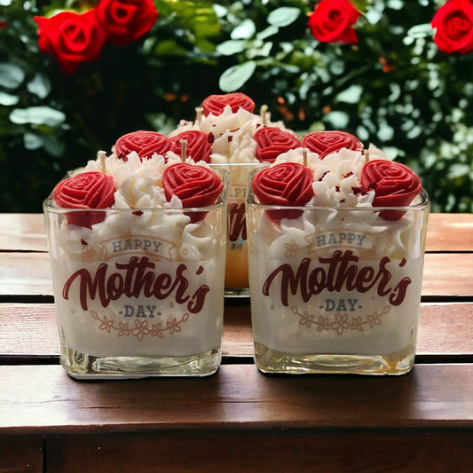 Mother's Day Rose Bouquet Soy Wax Candle