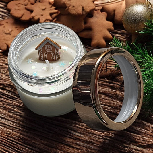Festive Gingerbread Village Soy Candle