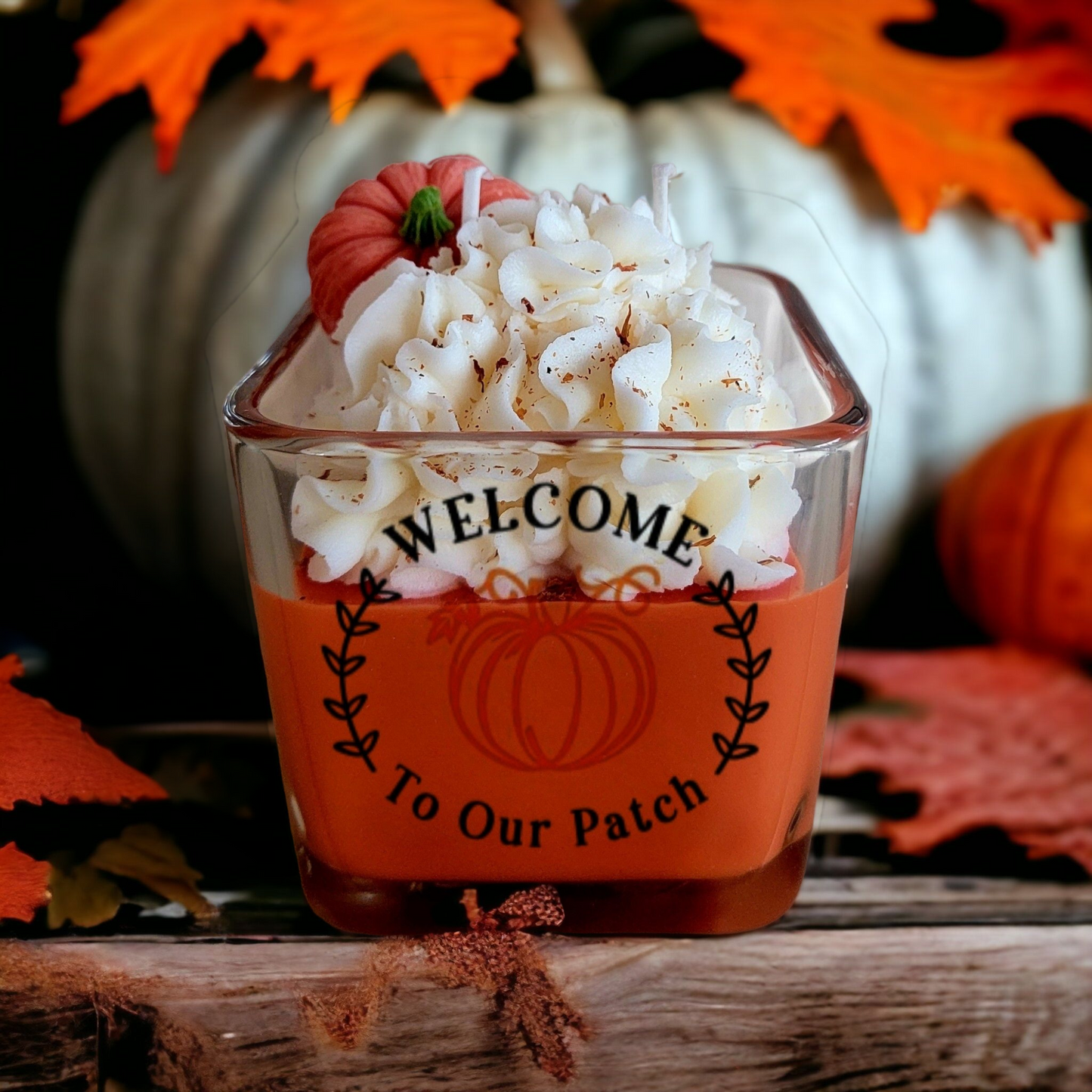 Welcome Pumpkin Scented Soy Wax Candle