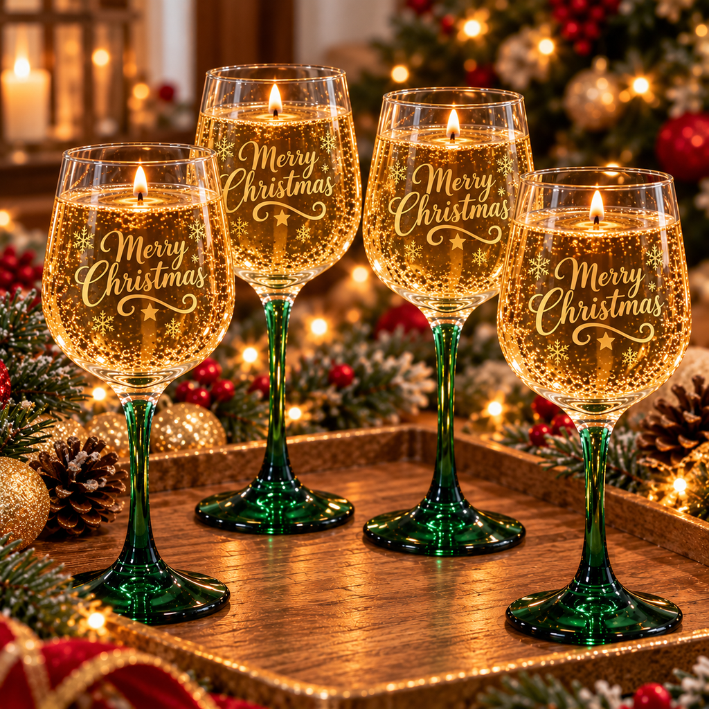 Holiday Champagne Scented Candle