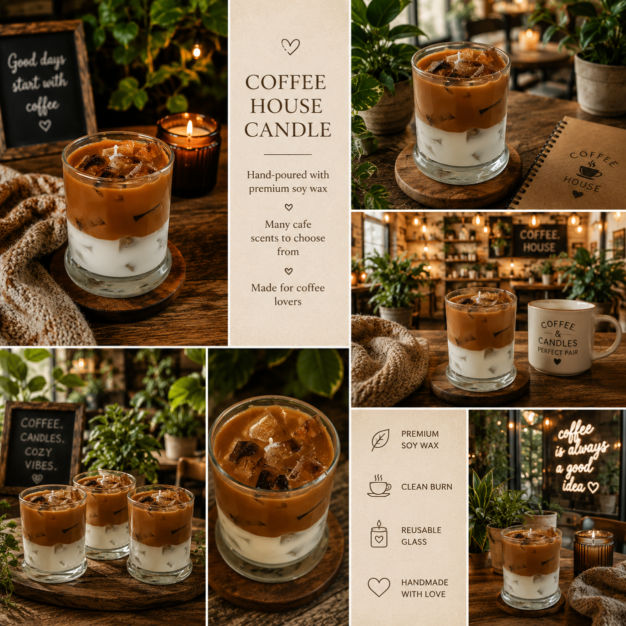 Cafe Iced Coffee Soy Candle
