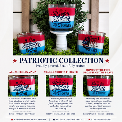 Patriotic Collection Candle Set | Hand-Poured Americana Candles