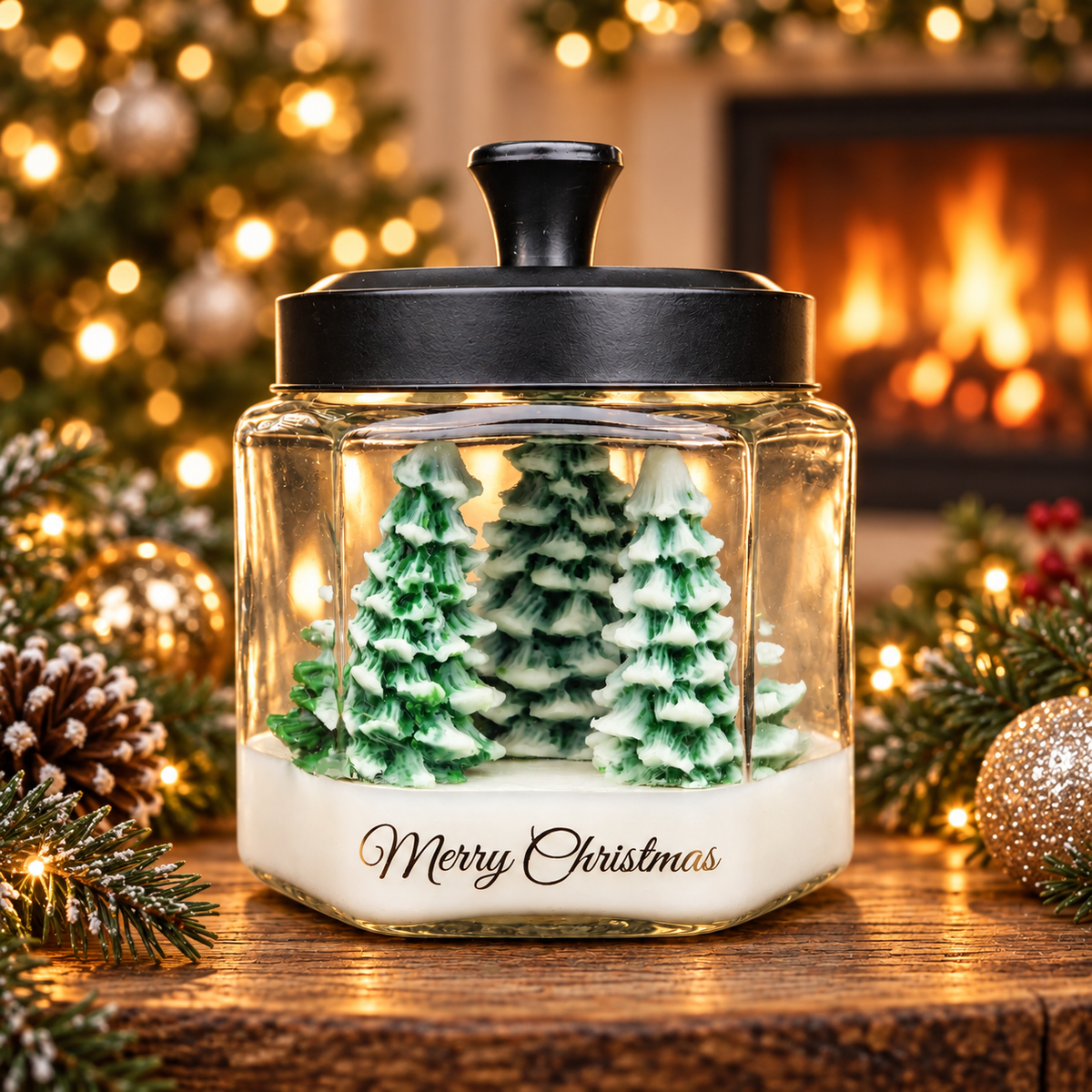 Christmas Trees Soy Candle