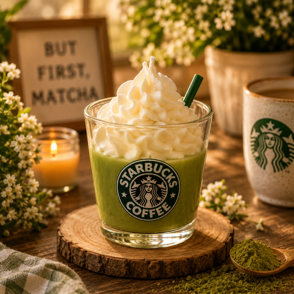 Cafe Matcha Latte Candle