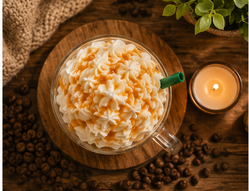 starbucks cafe theme scented soy wax candle
