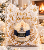 Christmas Flask Soy Wax Candle In Giftbag