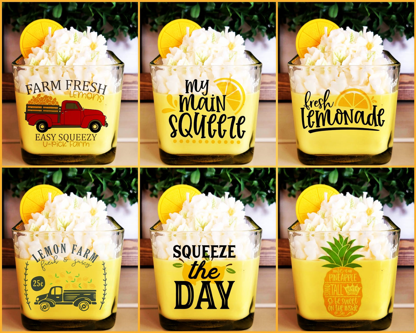 Lemon Verbena soy wax candles
