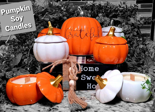 Pumpkin Jar Soy Wax Candle