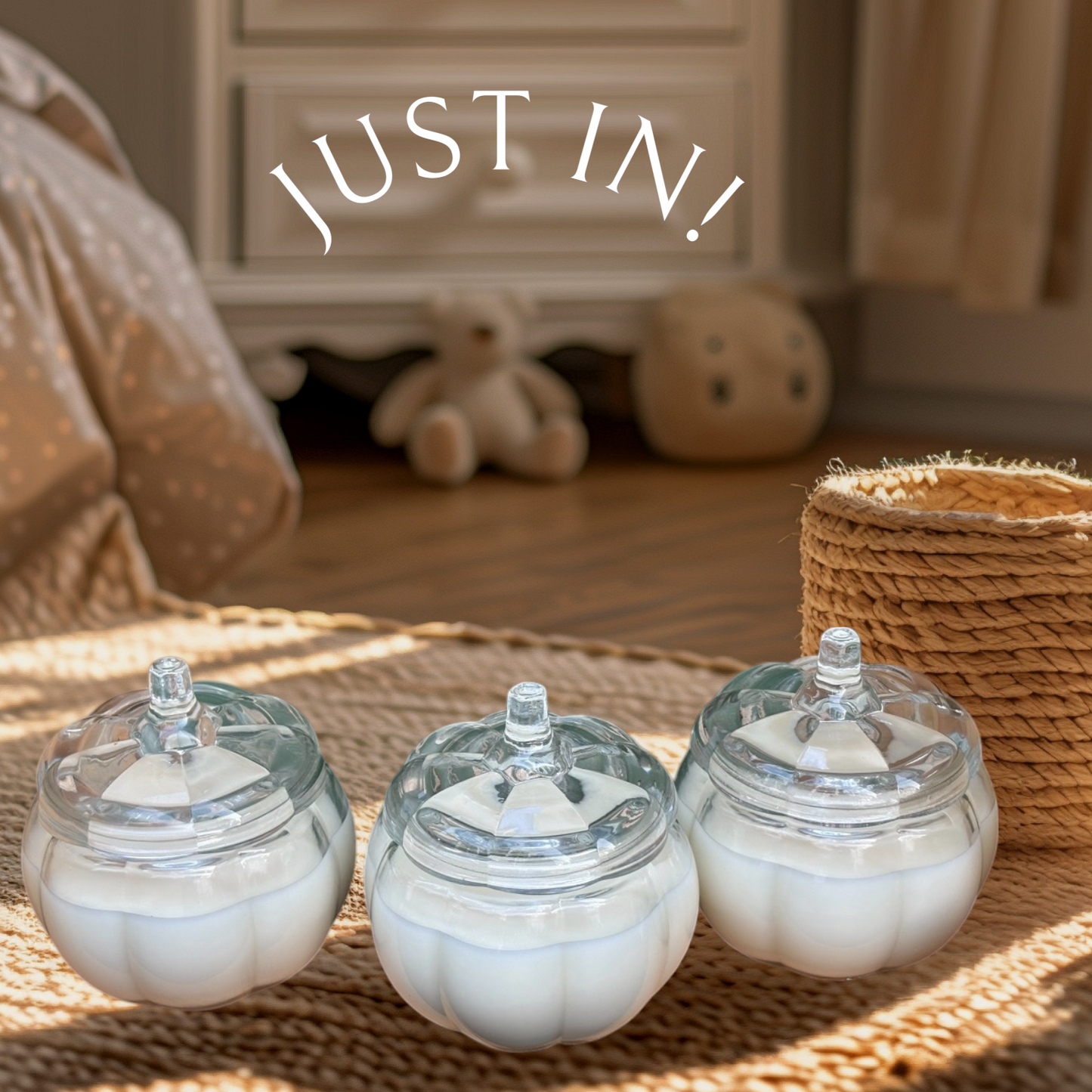 Pumpkin Glass Jar Candle