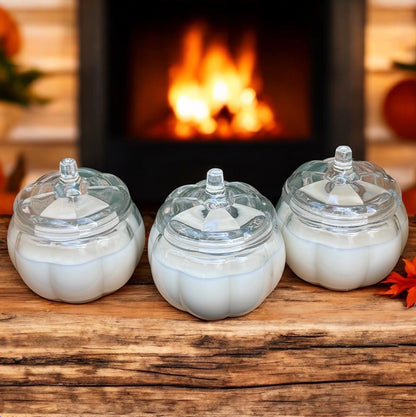 Pumpkin Glass Jar Candle