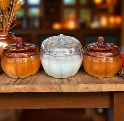 Pumpkin Glass Jar Candle