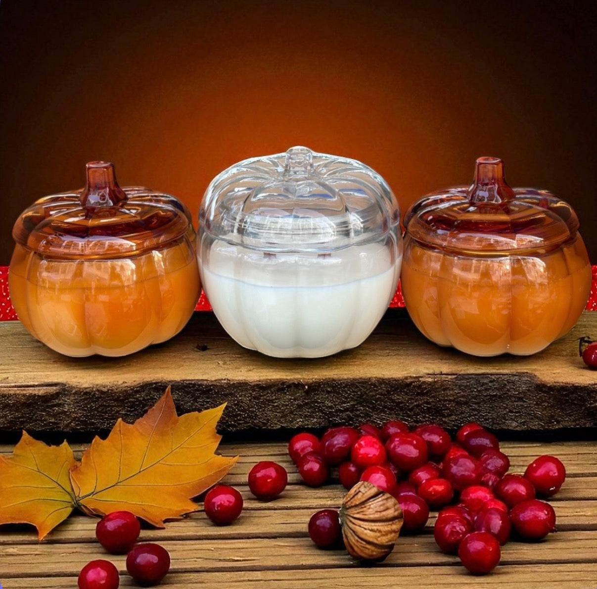 Pumpkin Jar Soy Wax Candle