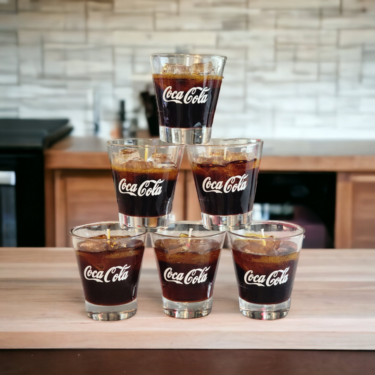 Coca-Cola theme scented candle