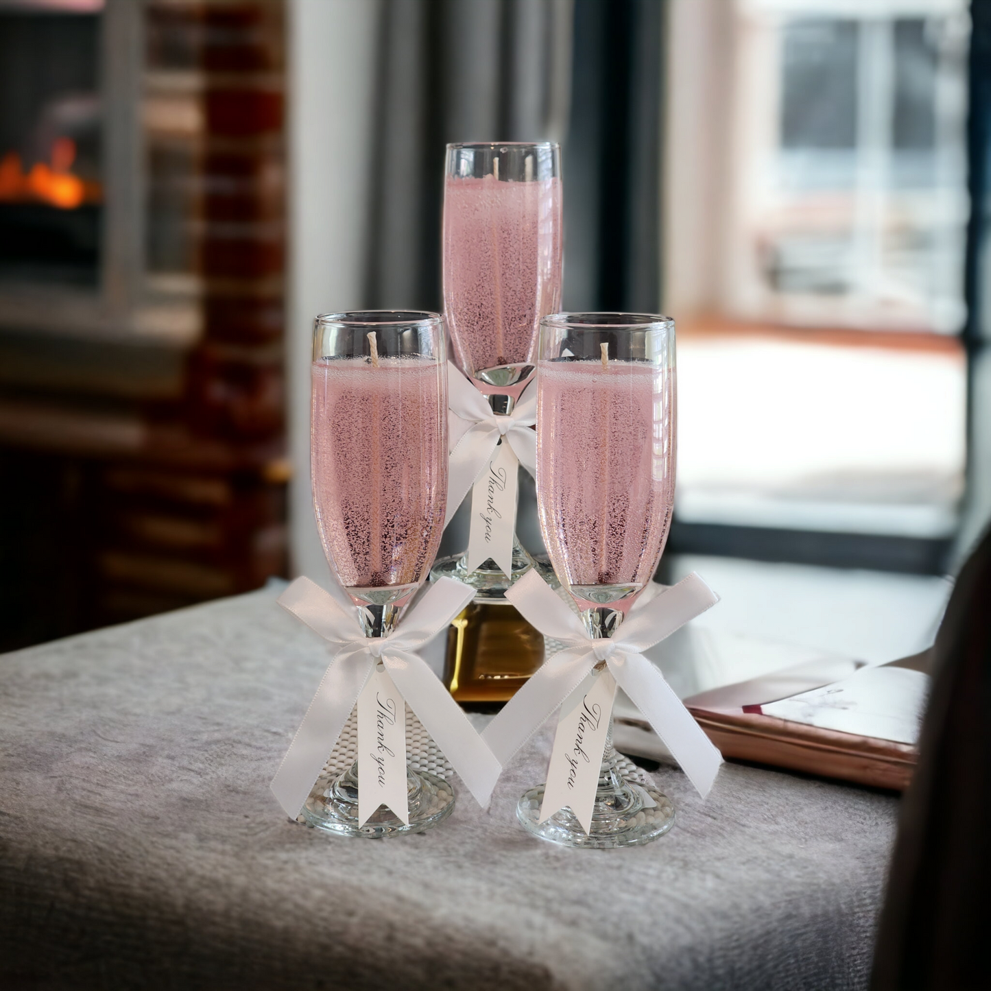 Champagne Candle