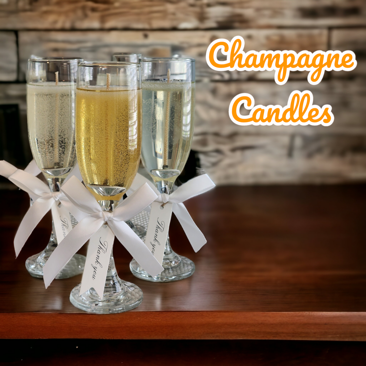Champagne Candle