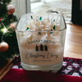 christmas tree soy wax candle