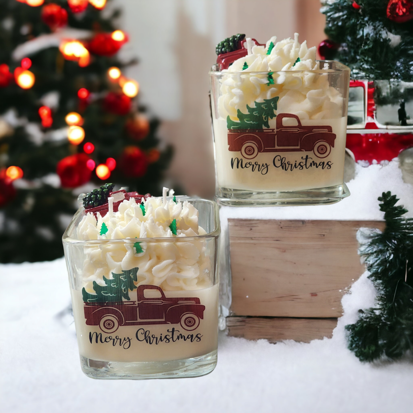 Holiday Truck Soy Wax Candle