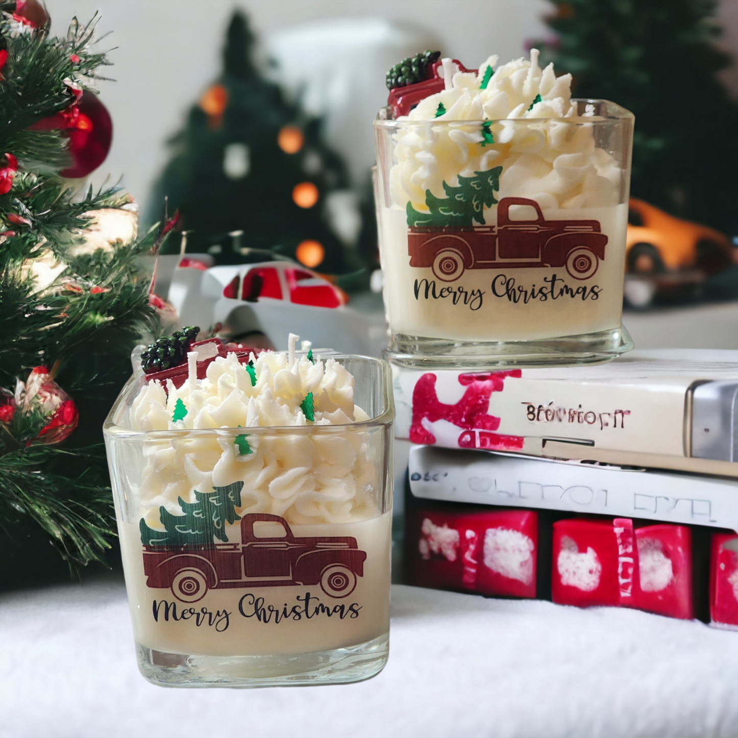 Holiday Truck Soy Wax Candle